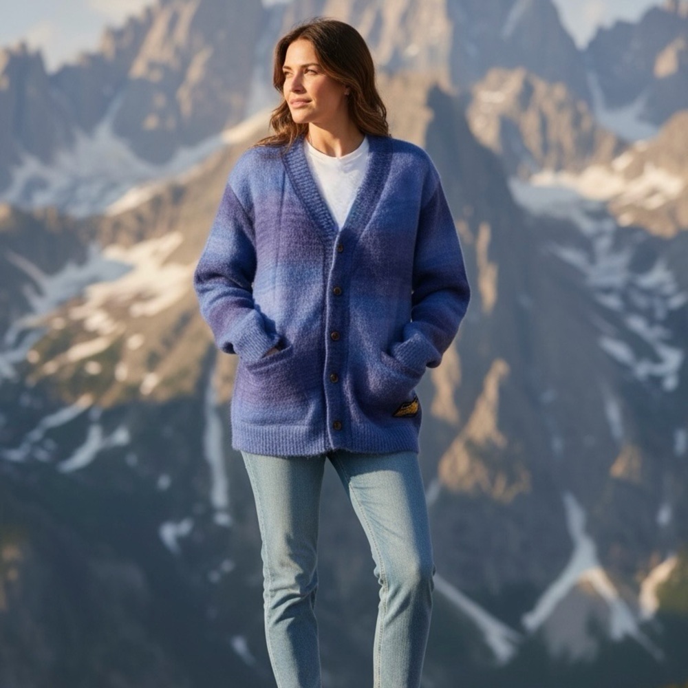 Madhappy Fall Fuzzy Knit Cardigan